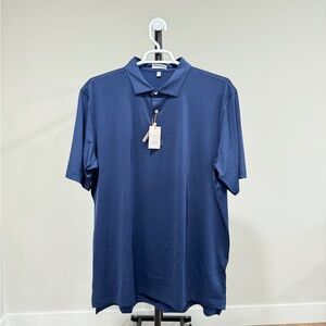 NWT Peter Millar Solid Performance Jersey Polo, Summer Comfort